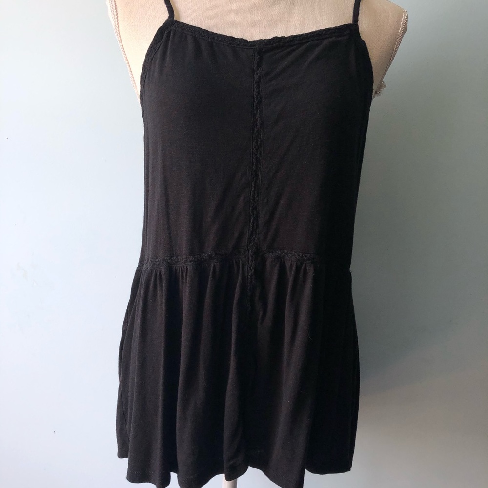 Black tank top
